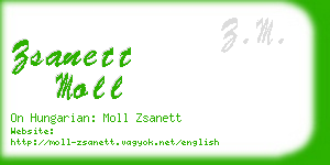 zsanett moll business card